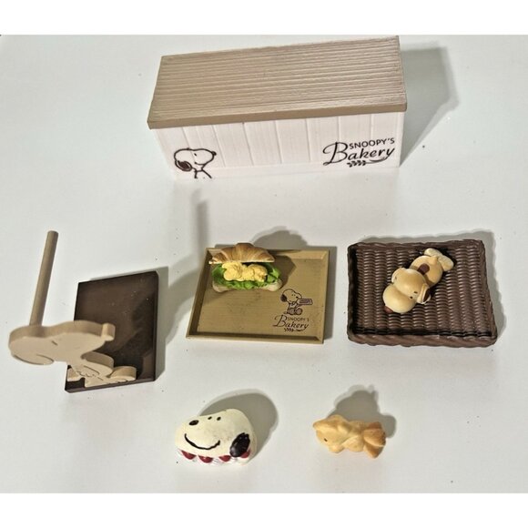 Re-Ment Miniatures Dollhouse Decoration Peanuts Snoopy Bakery Set - Picture 16 of 16